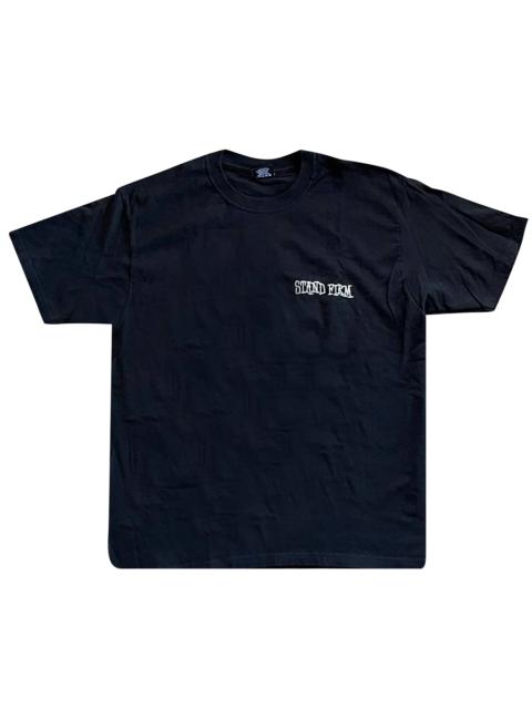 Stussy Stand Firm End Racism Now Tee 'Black'