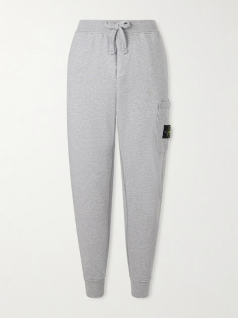 Stone Island Logo-Appliquéd Organic Cotton-Jersey Sweatpants