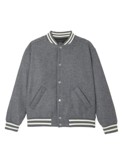A.P.C. Micky striped blouson jacket