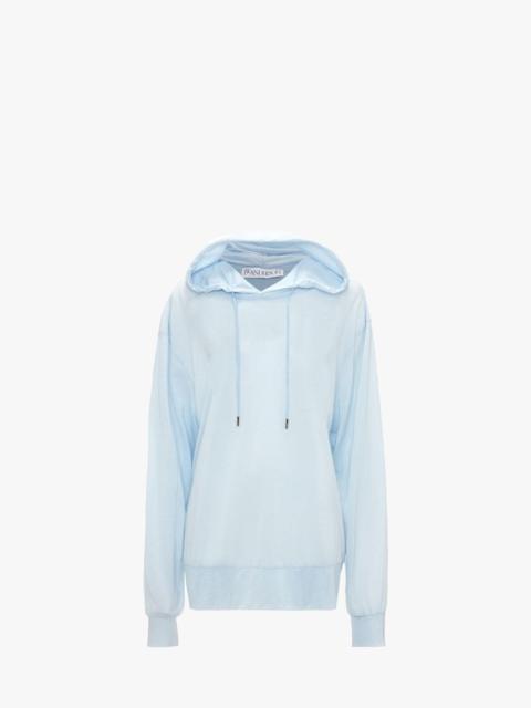 JW Anderson SHEER HOODIE