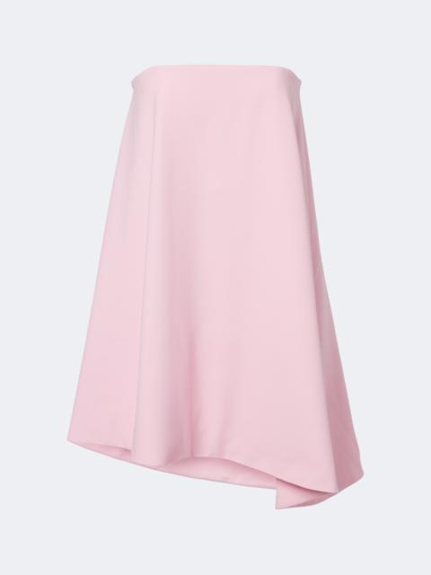 Jil Sander Virgin wool bustier minidress