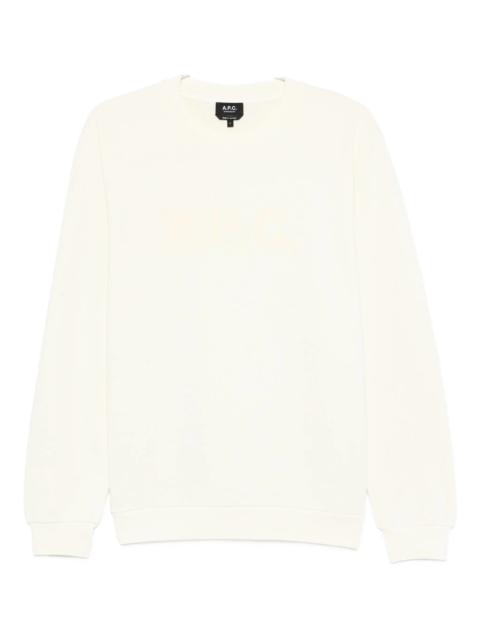 A.P.C. A.p.c. Logo Crew-neck Sweatshirt