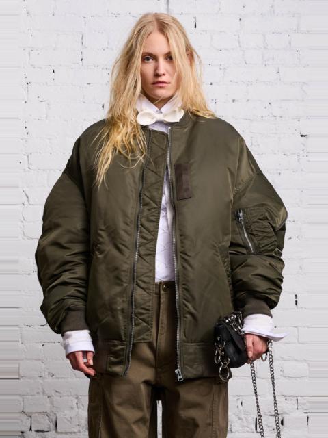 ZIP OUT DOWN BOMBER - OLIVE