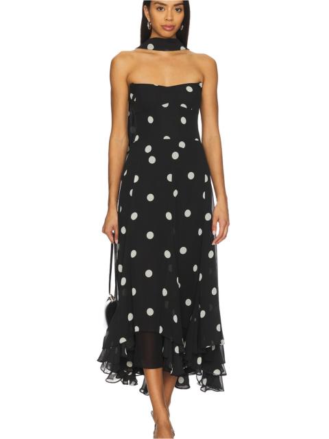 AMANDA UPRICHARD Monterey Dress With Scarf
