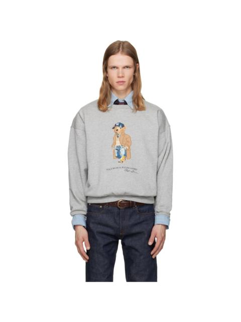 Polo Ralph Lauren Gray Vintage Fit Polo Bear Sweatshirt