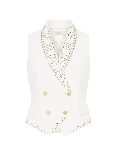 Temperley London Oberon stud-embellished waistcoat