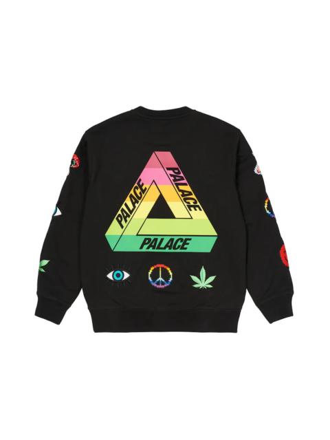 PALACE Palace Mixed Media Bitmap Crew Black