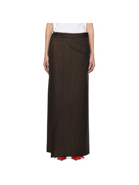 Brown 'The Suit Pant Skirt' Trousers