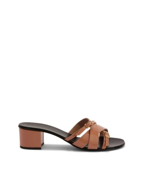 Alhima buckle leather sandals