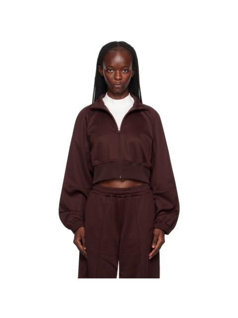 Reebok Burgundy Cropped Jacket