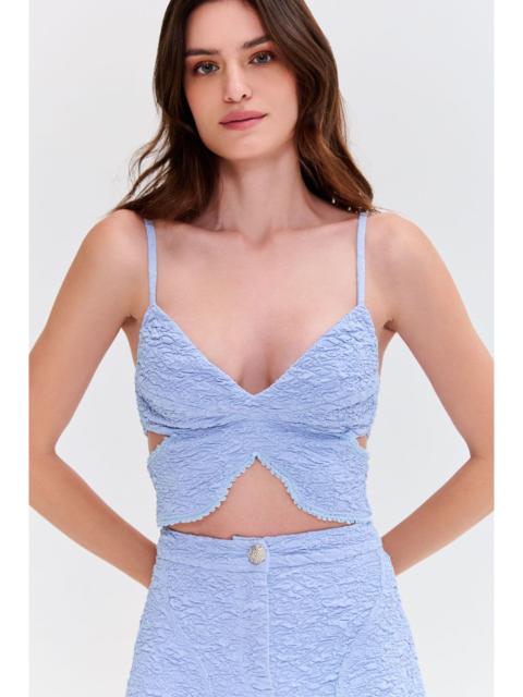 PatBO PAPILLON JACQUARD BUTTERFLY TOP