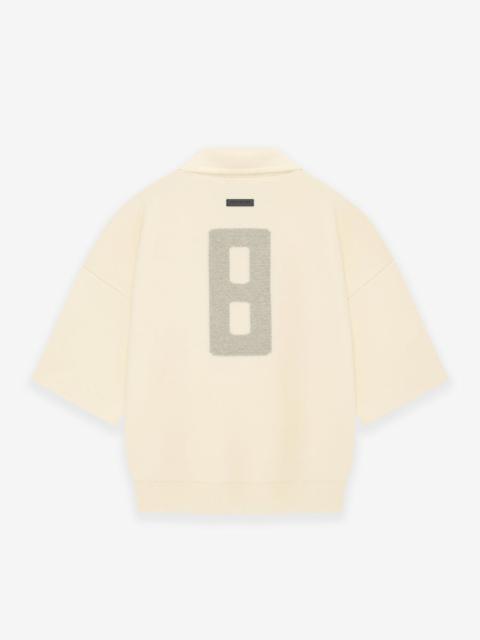 Fear of God Wool 3/4 Sleeve Polo Sweater