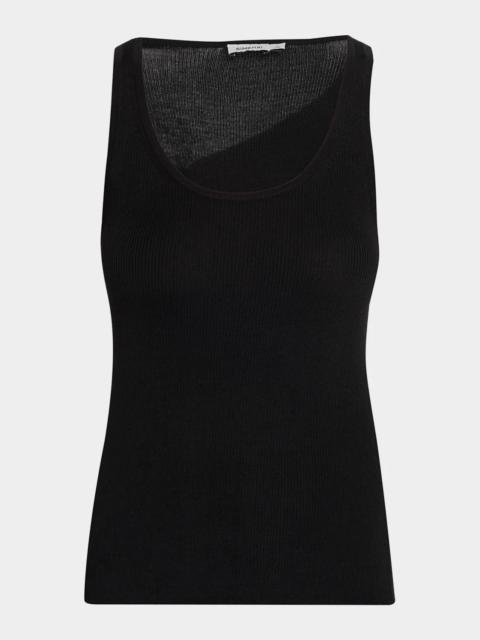 SIMKHAI Kioni Ribbed Tank Top