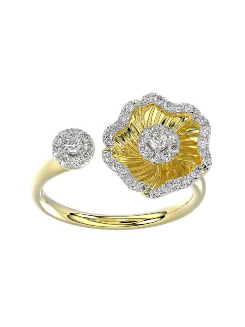 Marchesa HALO FLOWER YELLOW GOLD RING