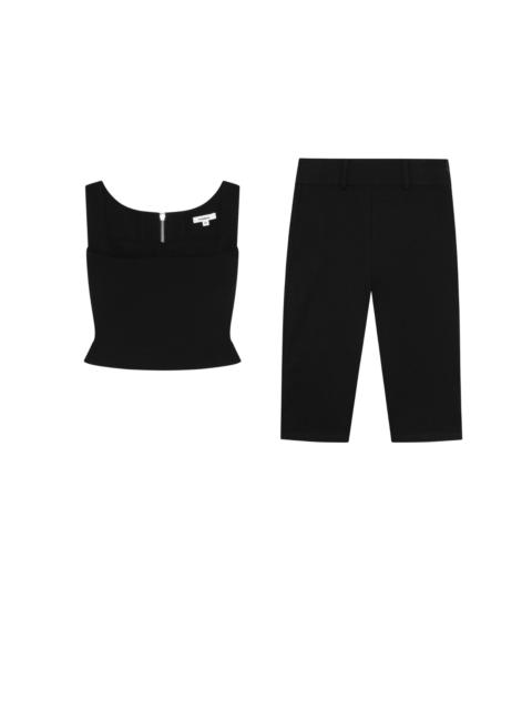 miaou IMOGENE CORSET + HARLEY CAPRI - BLACK