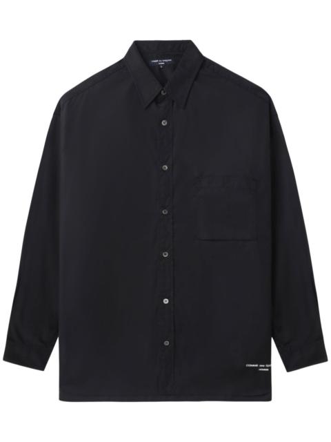 Comme des Garçons Homme logo-embroidered shirt