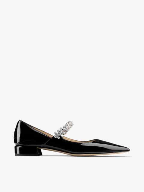 JIMMY CHOO Bing Pump Flat
Black Patent Leather Flats