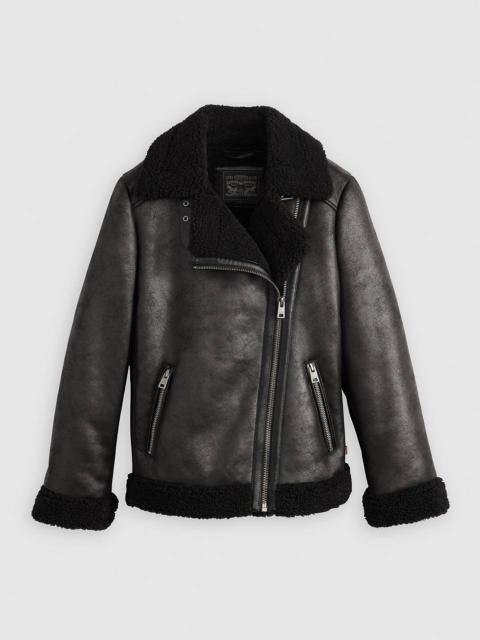 Levi's FAUX SHEARLING MOTO JACKET