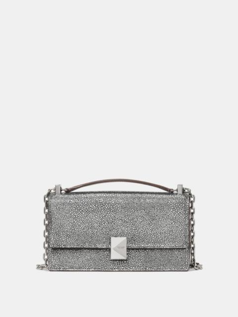 kate spade Deco Metallic Dot Suede Mini Crossbody Bag