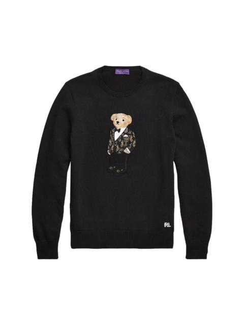 teddy-bear motif jumper