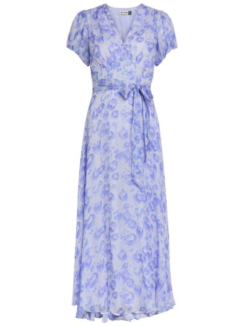 RIXO Rixo Corrine Floral-print Chiffon Maxi Dress