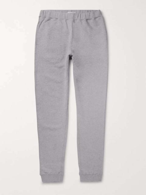 Tapered Brushed Loopback Cotton-Jersey Sweatpants