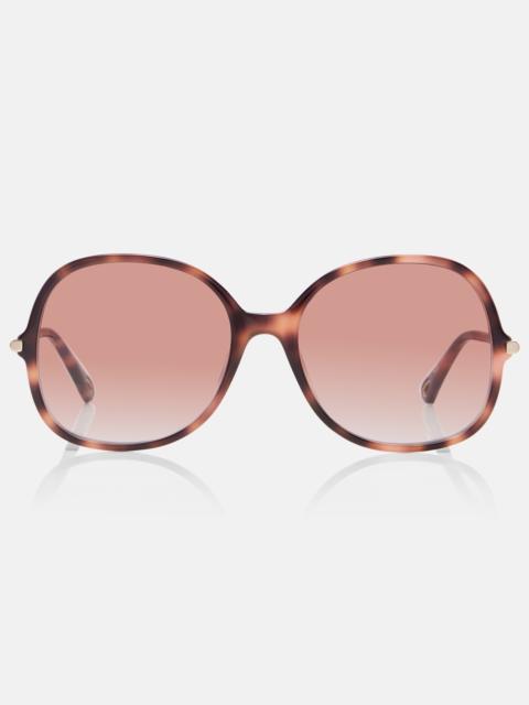Chloé Tubolar oversized sunglasses