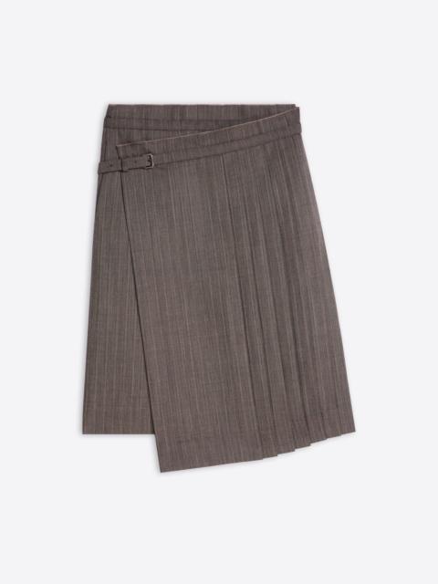 Dries Van Noten PLEATED WOOL KILT