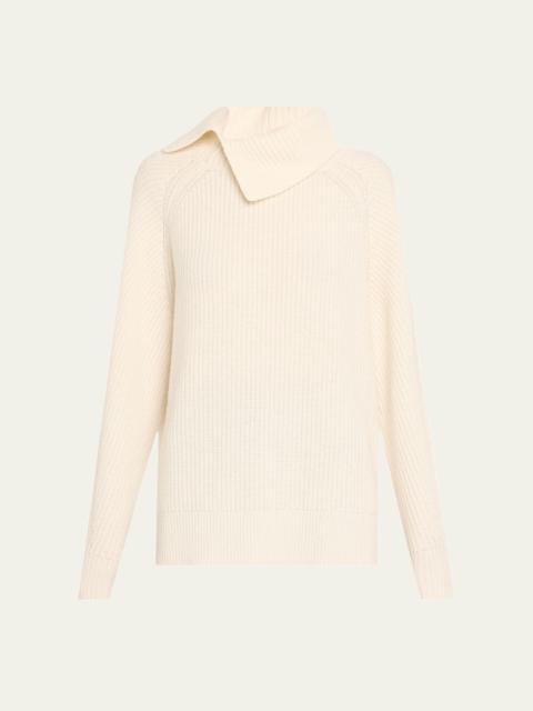 Loulou de Saison Cecil Turtleneck Cashmere Sweater