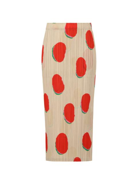 Pleats Please Issey Miyake BEAN DOTS SKIRT