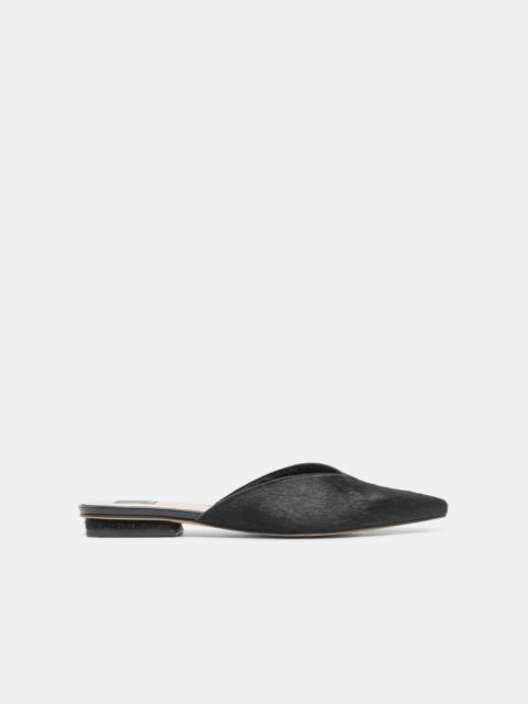 dolce vita ELM FLATS NERO CALF HAIR