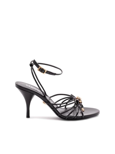 85mm Medusa-appliqué heeled sandals