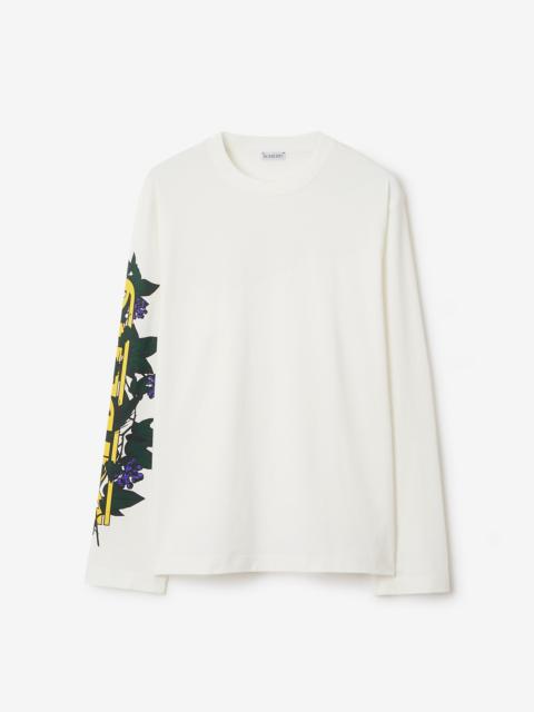 Burberry Ivy Logo Cotton Top