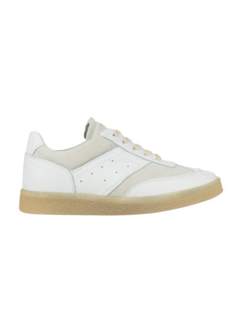 MM6 Maison Margiela Wmns Panelled Lace-Up Sneaker 'White Birch'
