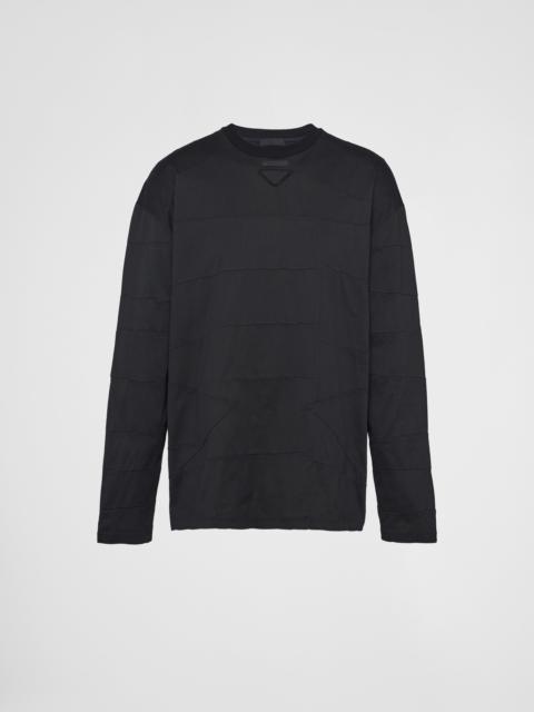 Long-sleeved cotton T-shirt