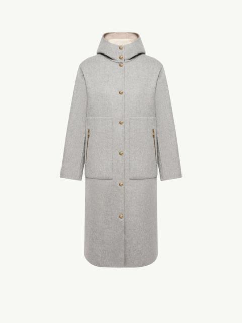 Moncler Anthrene 3-in-1 Wool & Cashmere Blend Hooded Down Jacket