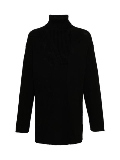 Yohji Yamamoto RIBBED-KNIT SWEATER