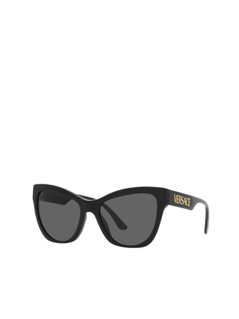 Medusa Vintage Cat Eye Sunglasses O4417 in Black