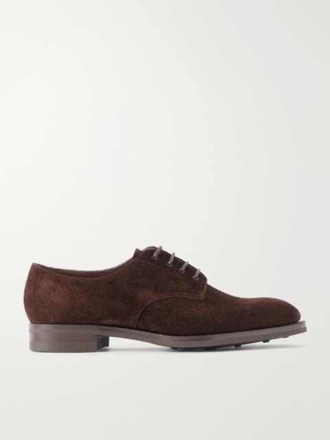EDWARD GREEN Leith Suede Derby Shoes