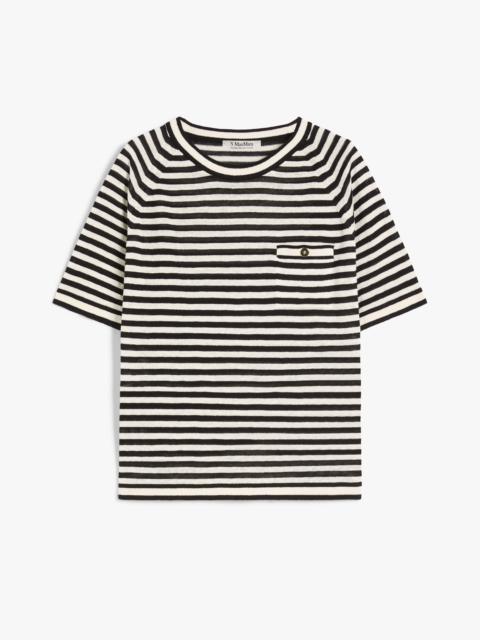 'S Max Mara BEATI Linen yarn pocket sweater