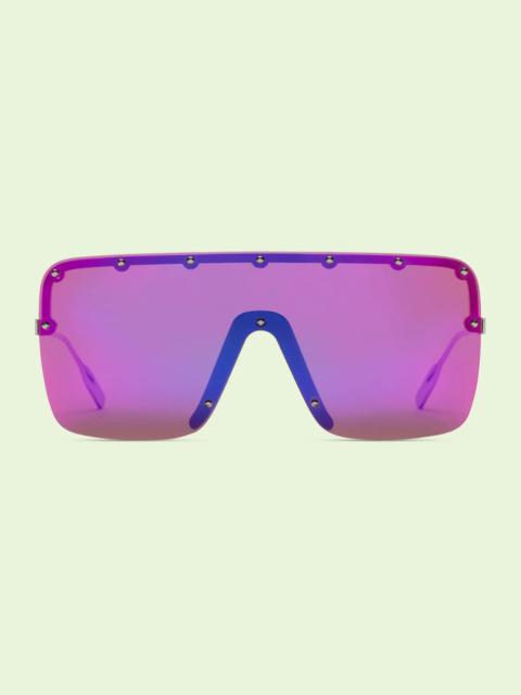 Mask-shaped sunglasses