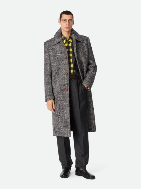 Bottega Veneta Wool Chevron Coat