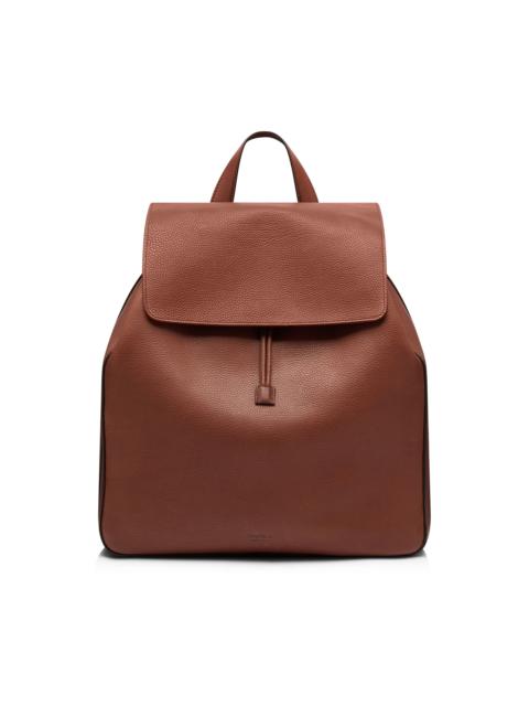 TOM FORD GRAIN LEATHER T-LINE FLAP BACKPACK