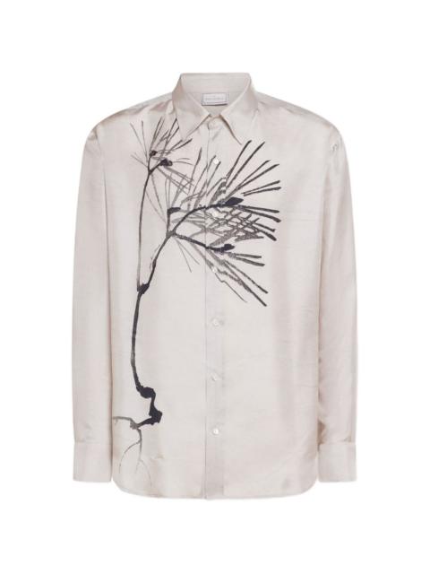 Pierre-Louis Mascia brushstroke-motif shirt