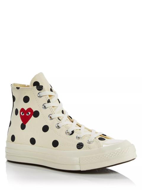 Comme des Garçons PLAY x Converse Unisex Chuck Taylor High Top Sneakers