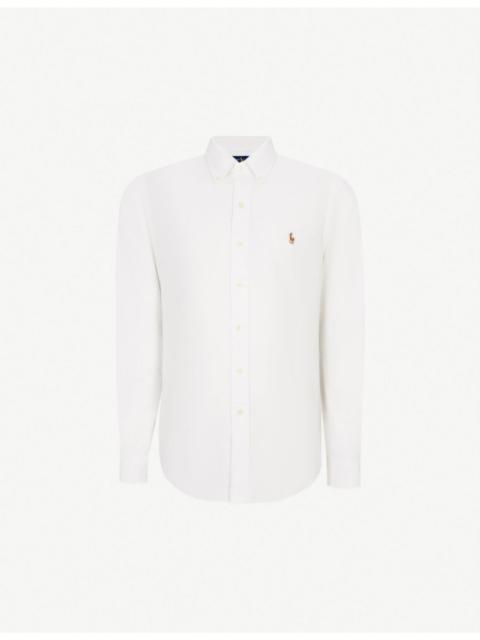 Polo Ralph Lauren Long-sleeved button-down slim-fit cotton Oxford shirt