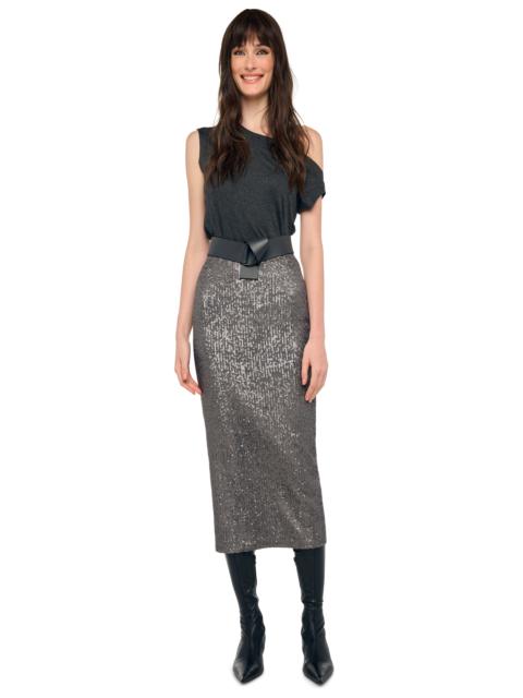 NORMA KAMALI STRAIGHT SKIRT TO MIDCALF