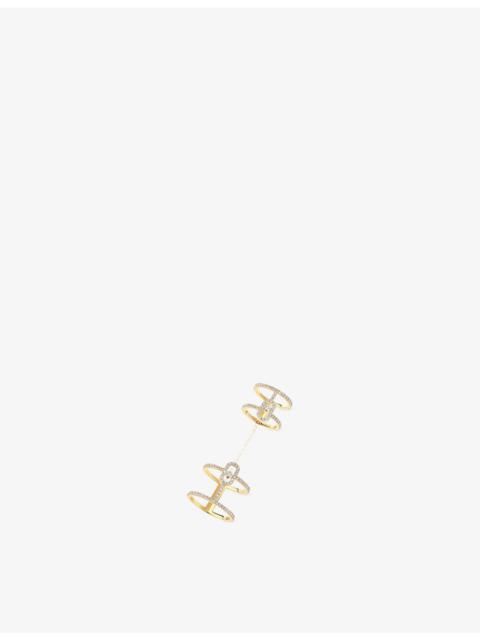 MESSIKA Move Uno Double 18ct Gold And 0.95ct Diamond Ring