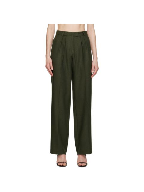 AYA MUSE Green Ori Trousers