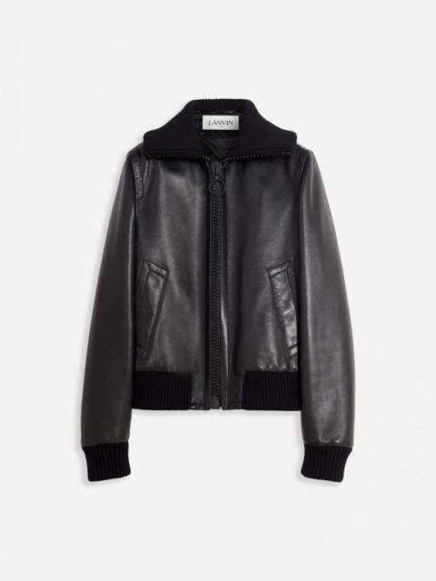 Lanvin HARRINGTON LEATHER JACKET